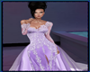 Purple Train Gown