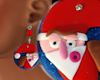 OO* Funny Santa Earrings