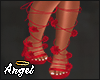 ANDREA HEELS RED