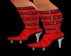 !Red spike boots