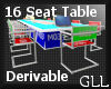 GLL 16Seat Table Derive