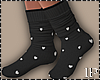 Black Wool Winter Socks
