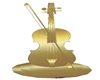 Gold Violin Statue