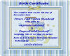 Zaid's b certificate