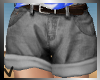 [ves] grey jean shorts