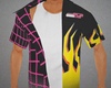 Panelled Flame Print