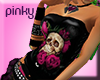 PNK-- Roses & Skull Pink