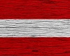 Austria Flag On Wood