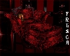 RED N BLACK CHAIR W OTTO