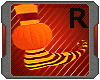 'RL' Right Ankle Pumpkin