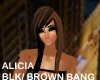 ALICIA BLK/BROWN BANG