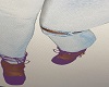 purple bow heels