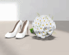 White Shoes and Bouque 2