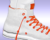 White and Orange Shoes