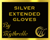SILVER EXTENDED GLOVES