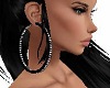 Black Earrings Hoops