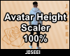 Avatar Height Scale 100%