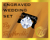 ENGRAVED WEDDING SET( D)