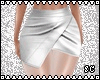 SC WHITE LEATHER SKIRT