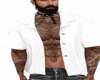 white open shirt