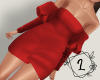 L. Christmas dress red