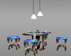 Blue Butterfly BarStools