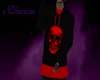 !N Skull Hoodie (RED)