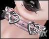 •ChokerHeart Pink