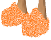 m slippers orange