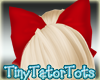 Kids Red Back Hair Bow
