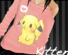 |K< Cute Pikachu Sweater