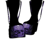 Purple Skull boots