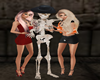 halloween skeleton pose