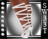 !S!Wrapped Heels white