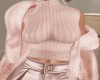 Luxury Beige Fur Coat