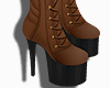 brown women's long boots