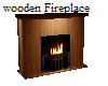 Wooden Fireplace