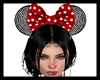 MM MINNIE EARS BOW RED