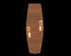 Wood CandleLit Pillar