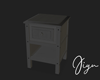 Bedside table Gray