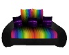 Neon/Black Makeout Bed