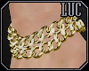 [luc] Gold Bracelet R