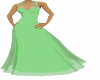 sage green  long dress