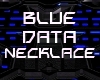 Blue Data Necklace