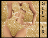 gold glitter bathingsuit