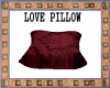 GHDB Maroon Love Pillow