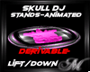 Pink Skull DJ Stands