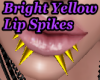 Bright Yellow Lip Spikes