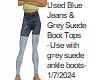 [BB]Blue Jeans Grey Sued