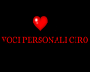 VOCI PERSONALI CIRO